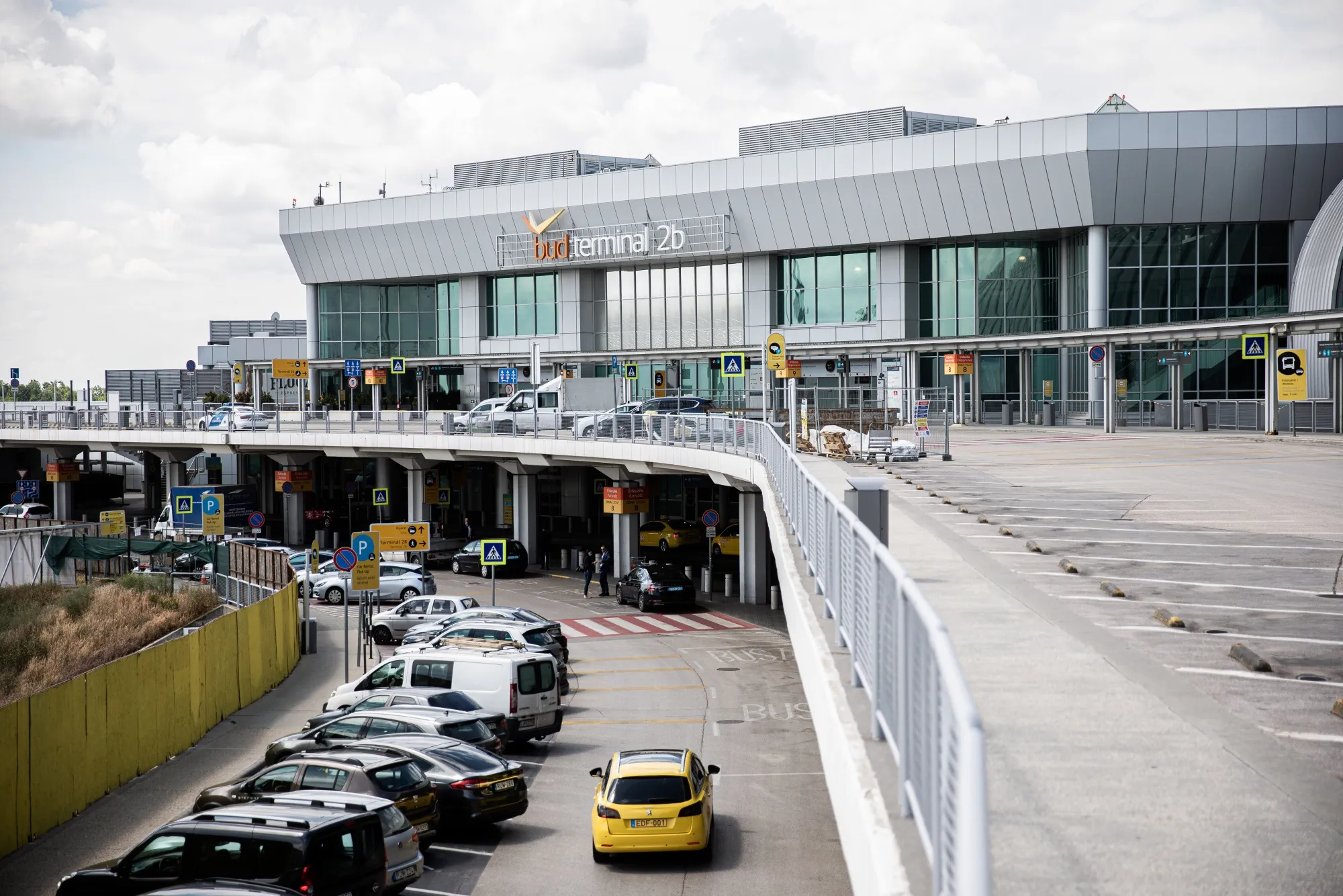 The departures terminal at Liszt Ferenc airport in Budapest.&nbsp;