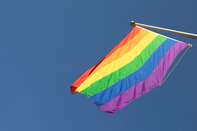 Rainbow Flag In London