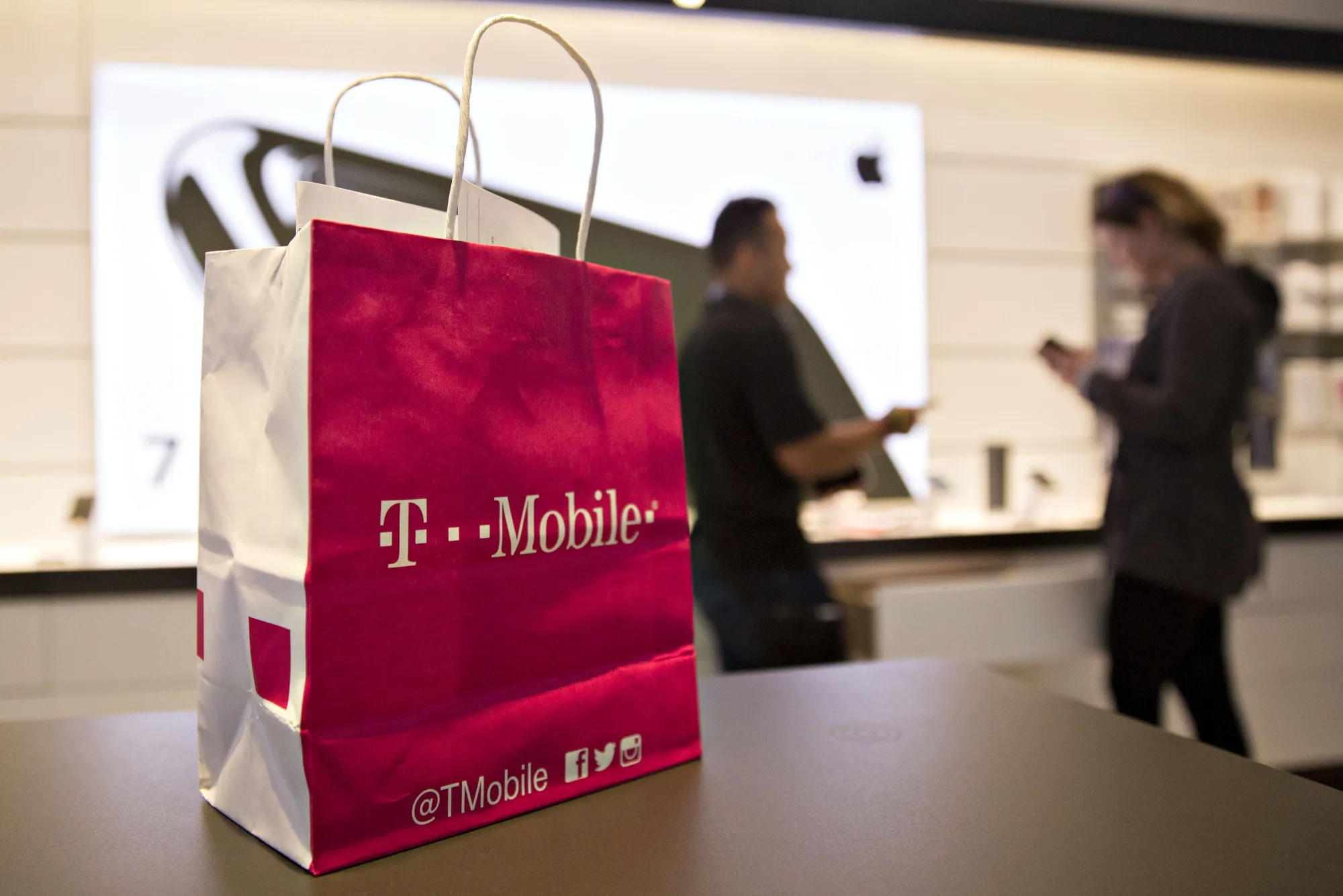Inside A T-Mobile US Inc. Store Ahead Of Earnings Figures 