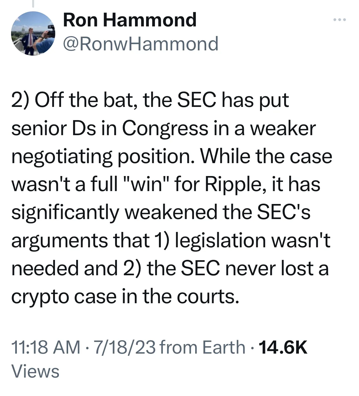 After Ripple Ruling, Can Crypto Rules Make It Through Congress? - Bloomberg