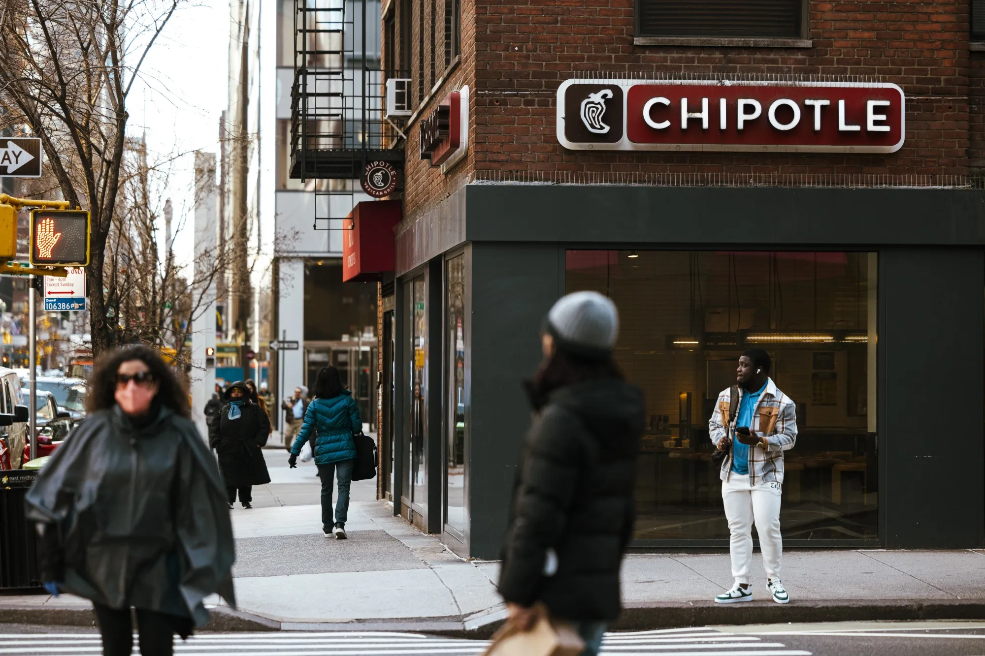 A Chipotle restaurant in New York.