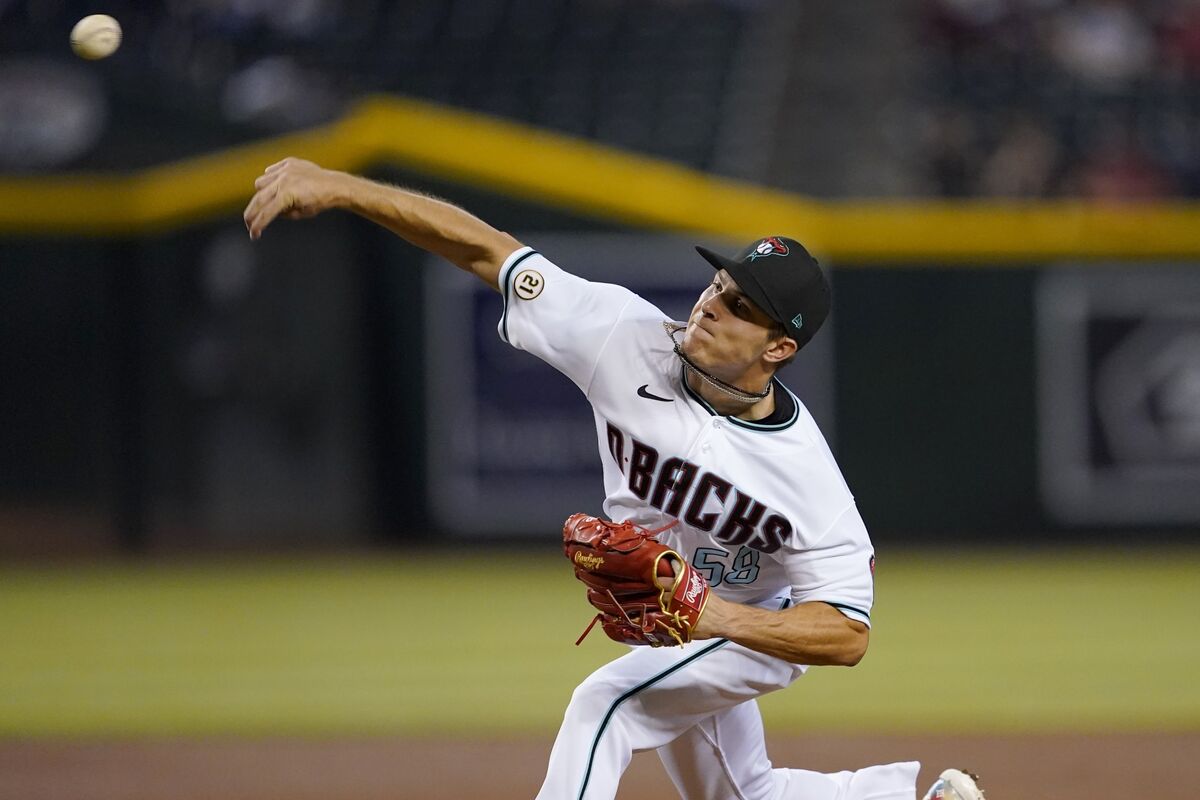 Jameson wins in major league debut, Dbacks top Padres 4-0