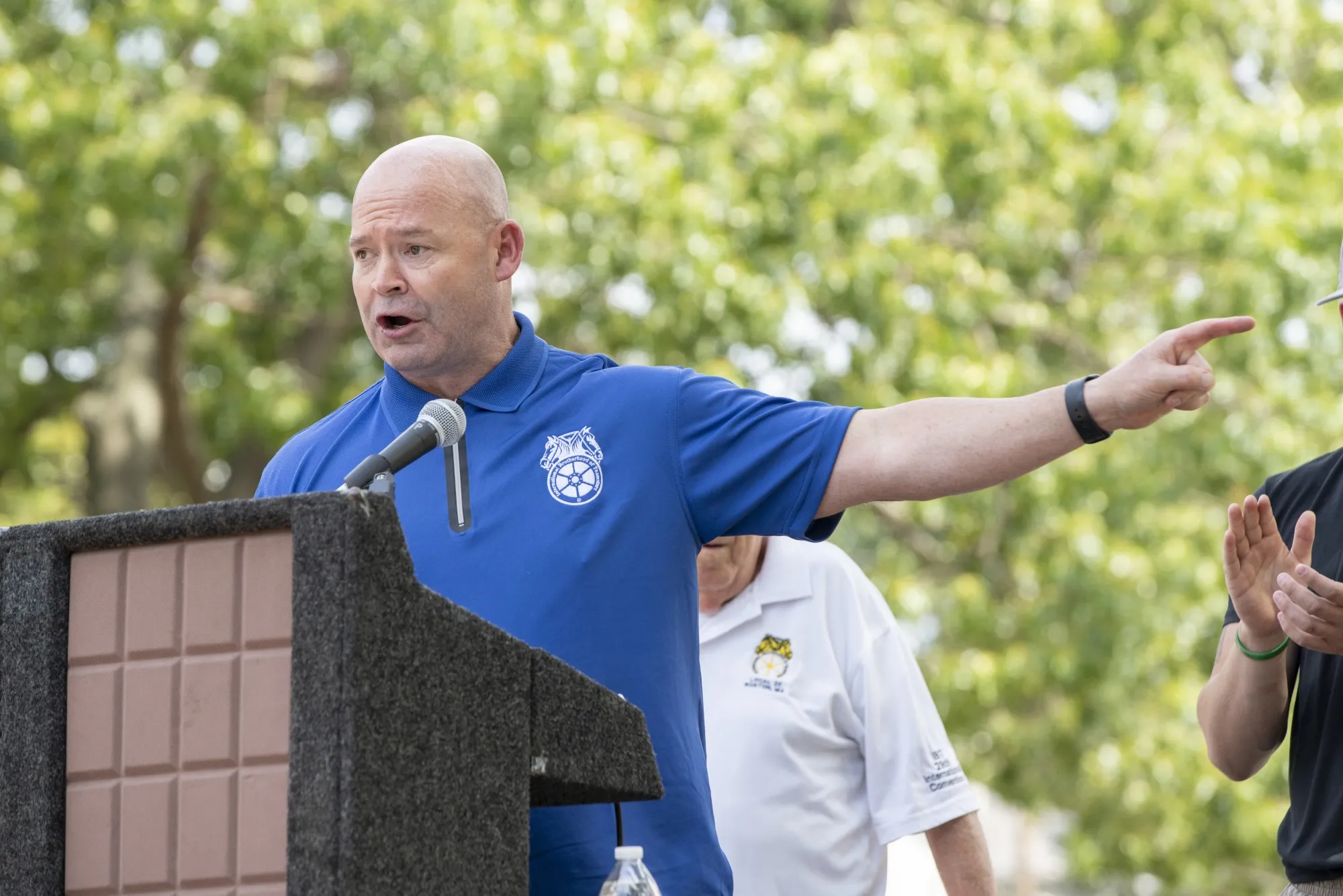 Sean O'Brien, general president of the International Brotherhood of Teamsters, on Aug. 21, 2022.
