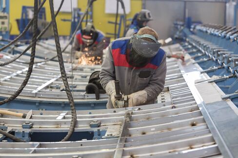 Railway Carriage Manufacture At An Alstom SA Factory