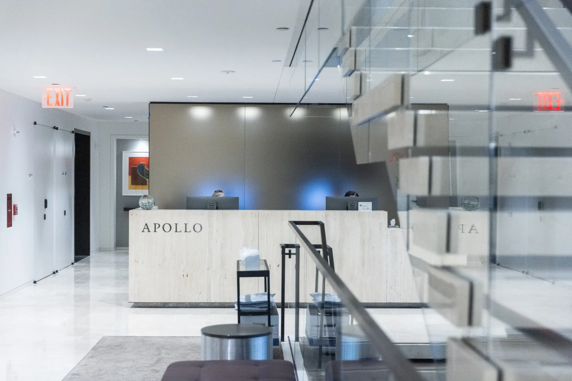 The Apollo Global Management LLC office in New York.