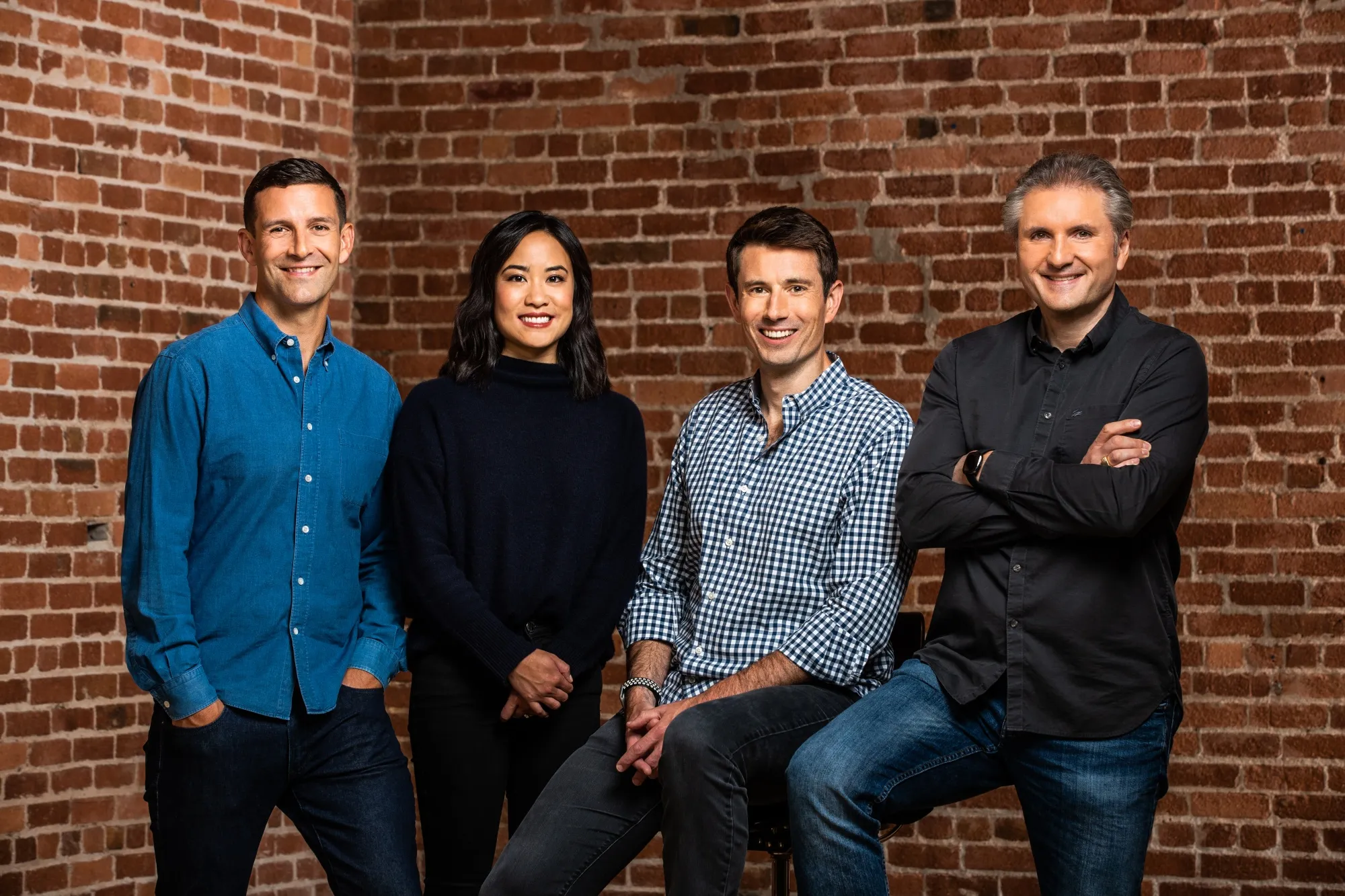From left to right: Tripp Jones, Susan Liu, Andy McLoughlin, Jeff Clavier