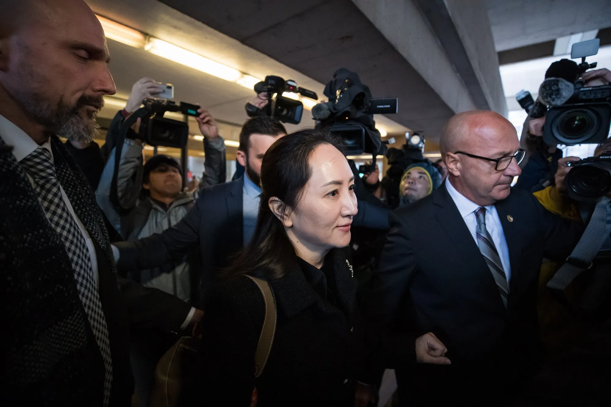 Meng Wanzhou in Vancouver, Jan. 20.