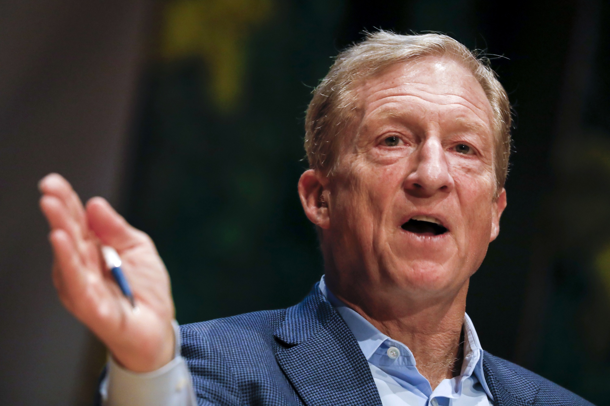 Tom Steyer, co-executive of Galvanize Climate Solutions. The firm&nbsp;announced Thursday that it closed its Innovation + Expansion Fund, which will invest in startups aiming to provide climate benefits in the next decade.