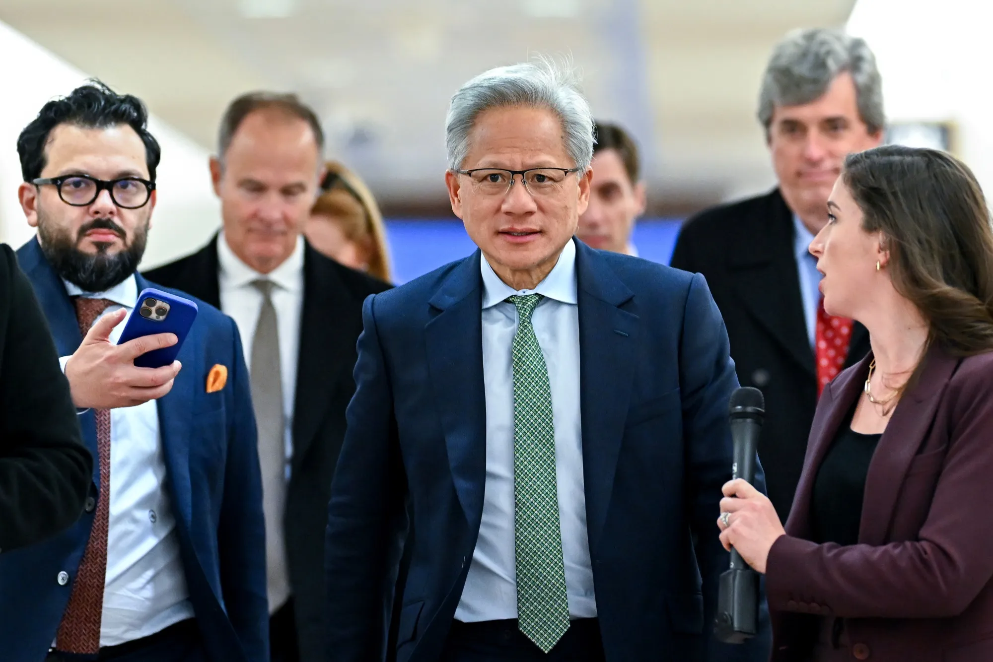 Nvidia CEO Jensen Huang On Capitol Hill