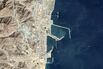Satelite imagery of the Fujairah coast