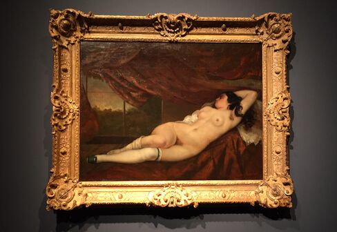 Courbet's "Femme nue couchee"