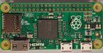 The Raspberry Pi Zero.
