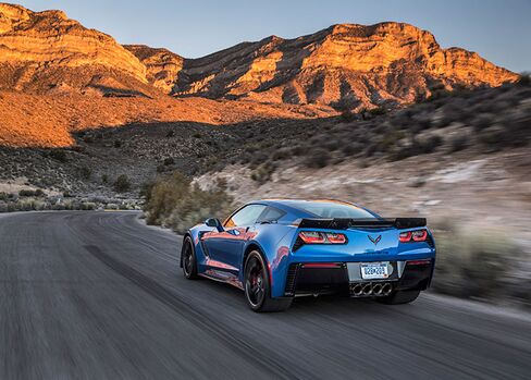 The 2016 Chevrolet Corvette Z06. Bold, deeply saturated tones are associated with aggressive, masculine drivers.