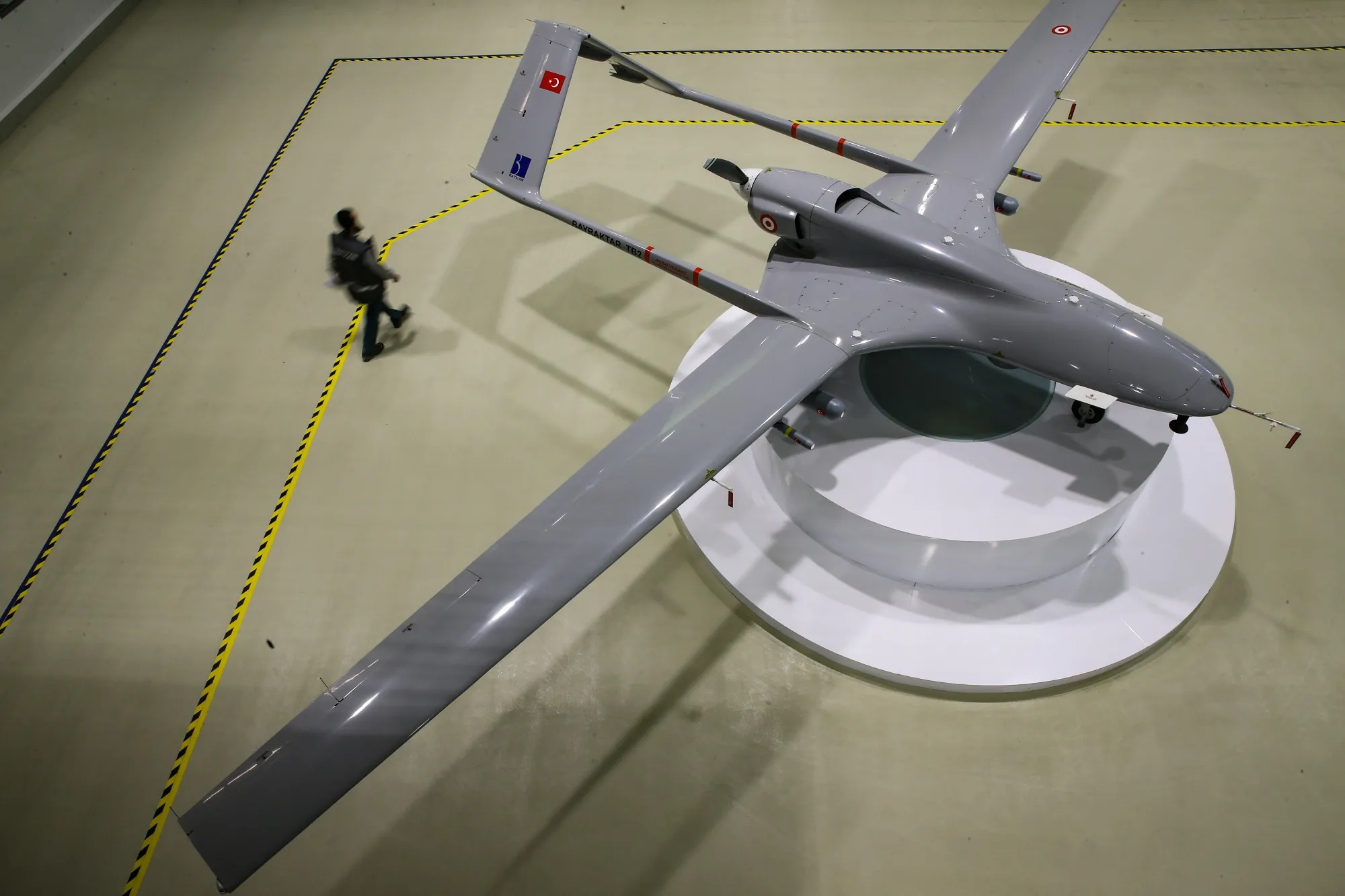 A Baykar Makina "Akinci" attack drone.