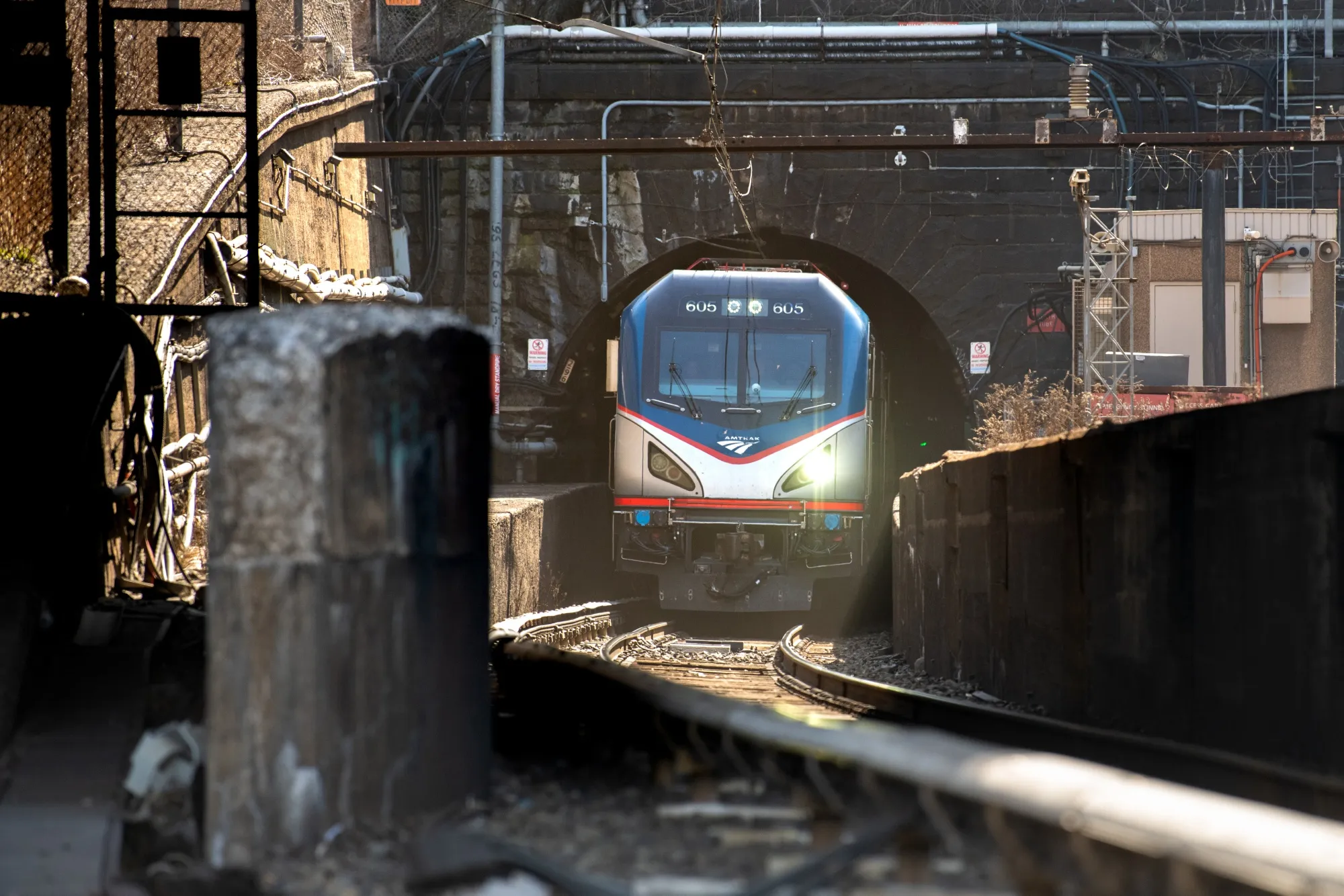 The North River Tunnel in North Bergen, New Jersey.