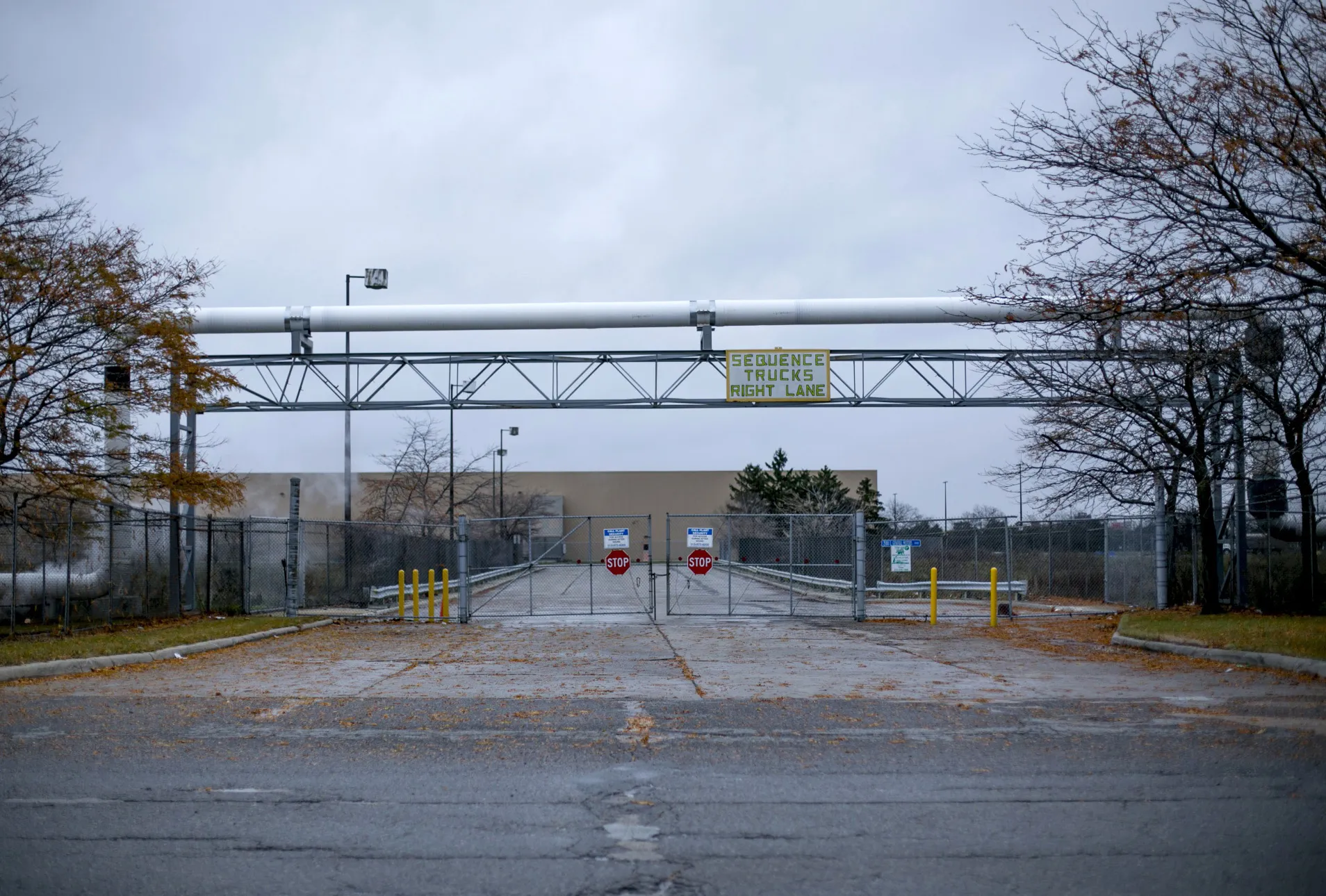 The General Motors Detroit-Hamtramck assembly plant in 2018.