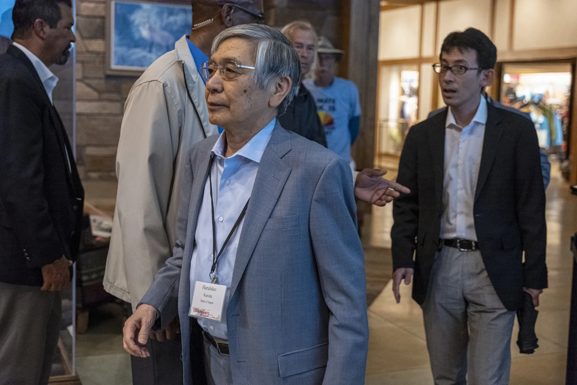 Bank of Japan Governor Haruhiko Kuroda at Jackson Hole.