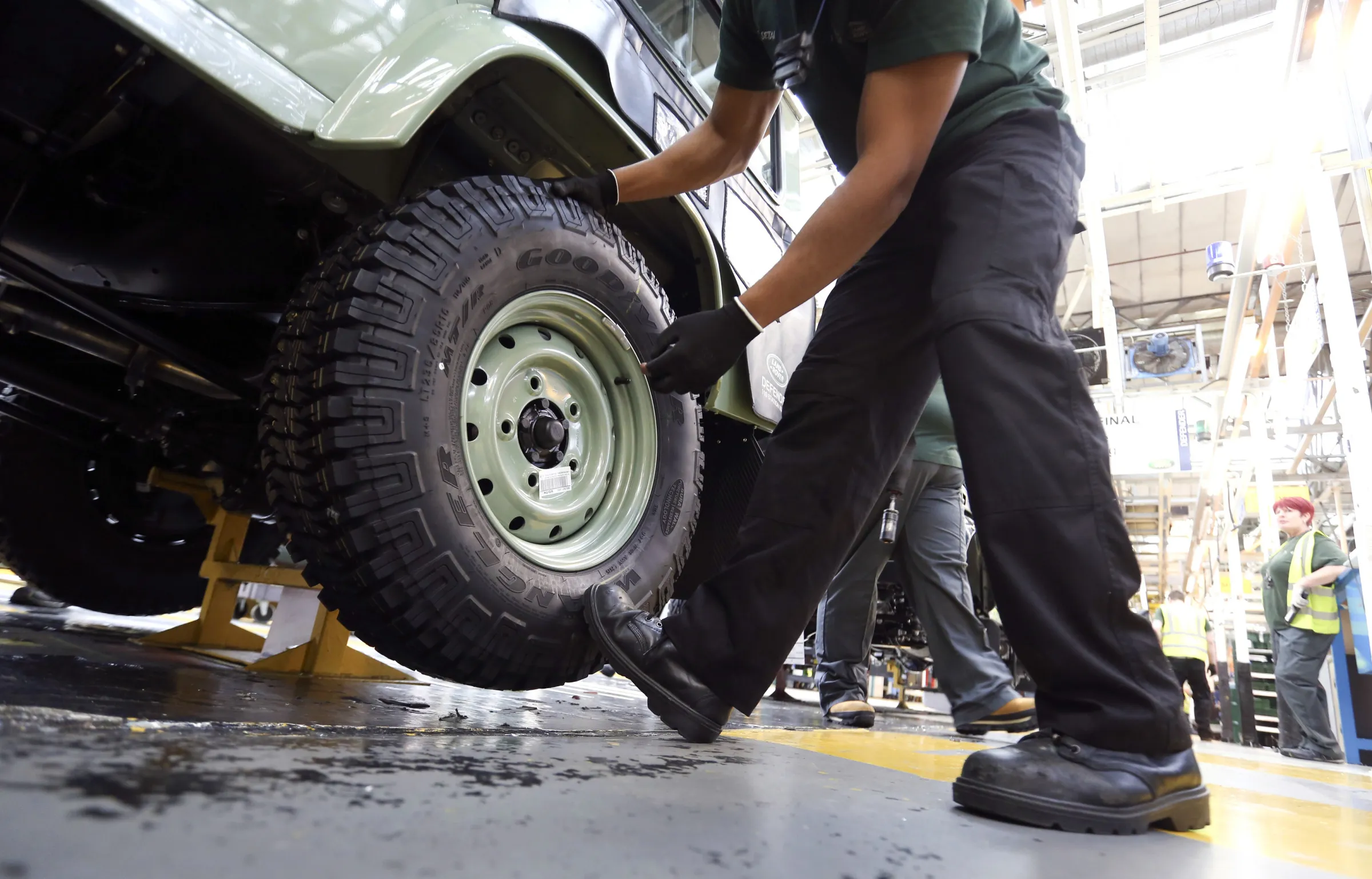 U.K. Range Rover Production Line At Jaguar Land Rover Plant
