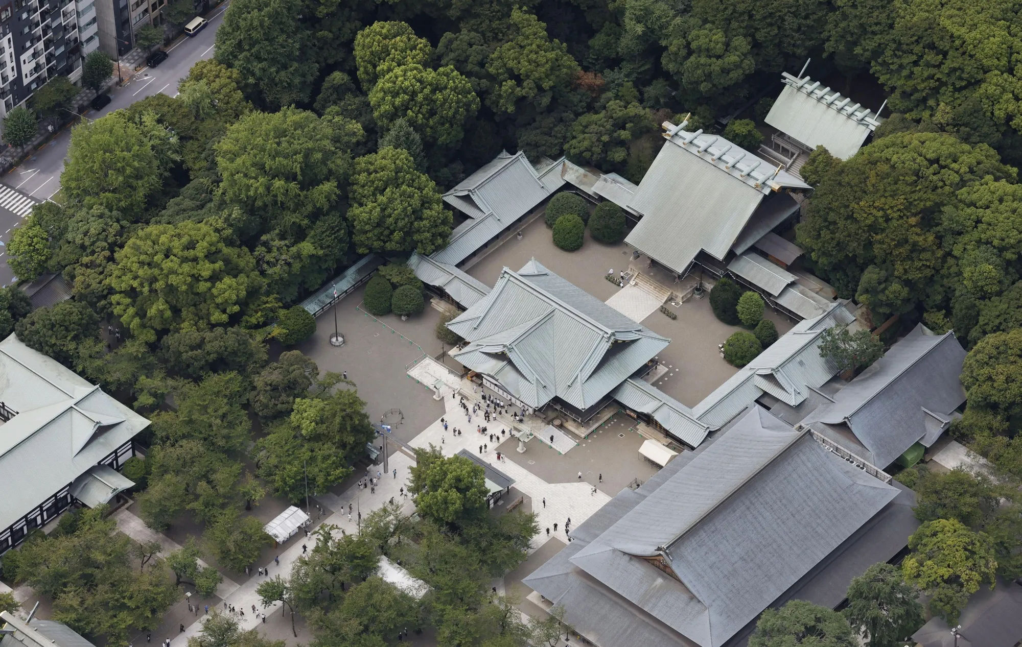 Yasukuni shrine in Tokyo.