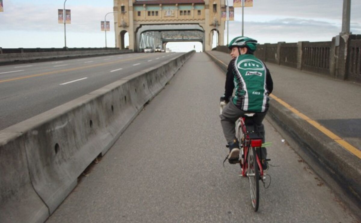 burrard bridge bike lane