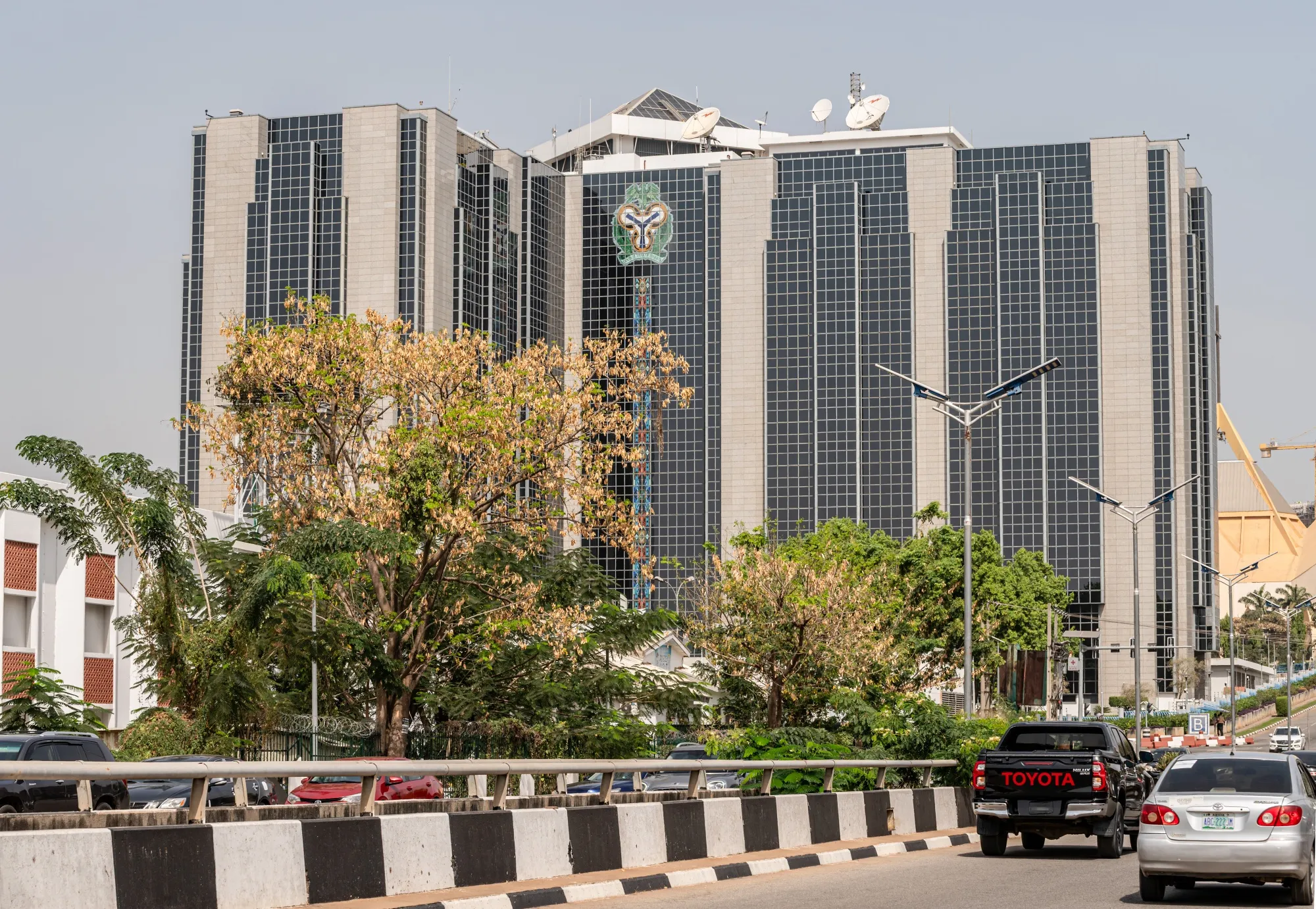 The headquarters of the Nigerian central bank in Abuja.