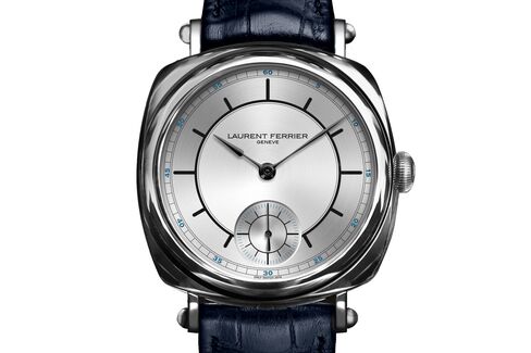 This unique Laurent Ferrier has a vintage-inspired sector dial with two-tone coloring.