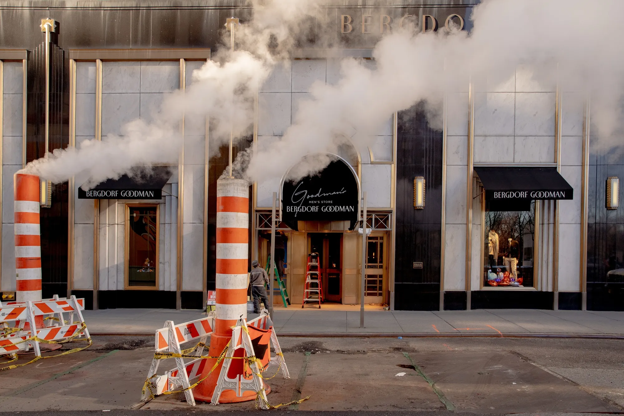 The Bergdorf Goodman Inc. department store on Fifth Avenue in New York.