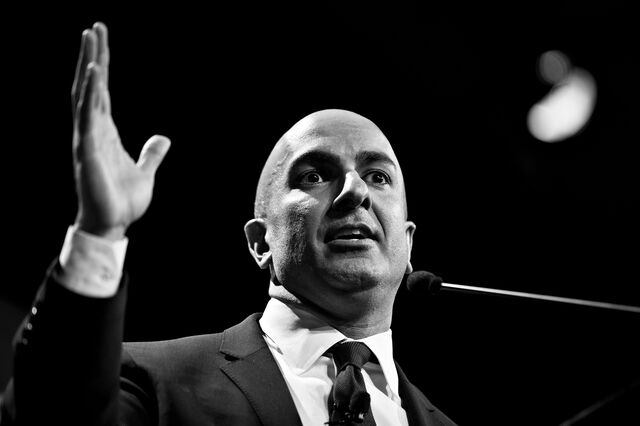 Neel Kashkari, president and chief executive officer of the Federal Reserve Bank of Minneapolis, speaks during a presentation at the National Association for Business Economics economic policy conference in Washington, D.C., U.S., on Monday, March 6, 2017.