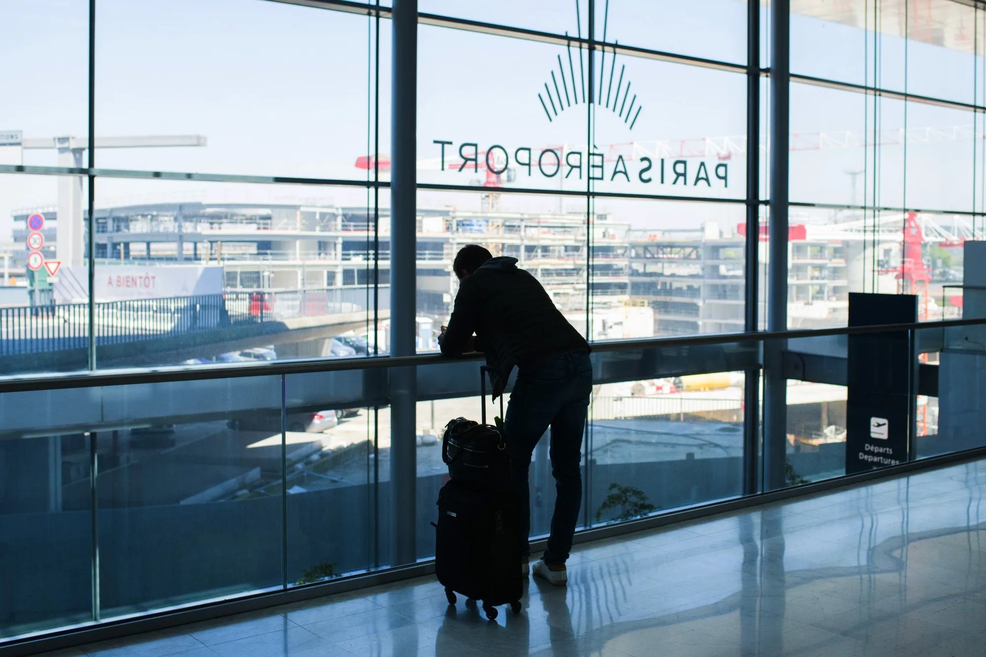 Paris-Orly airport.