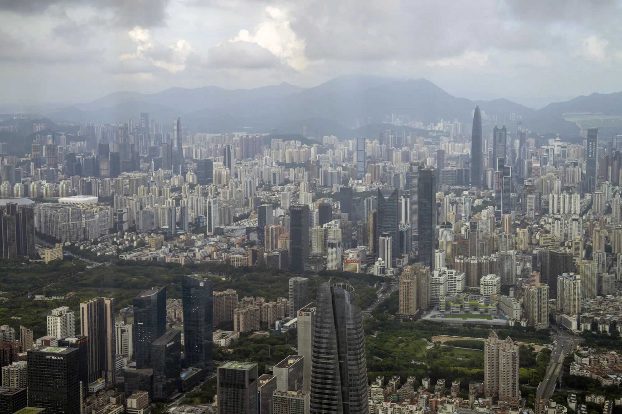 Buildings in Shenzhen, China.
