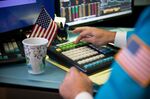 Trading On The Floor Of The NYSE As U.S. Stocks Head to Eight-Month Low While Pound Falls