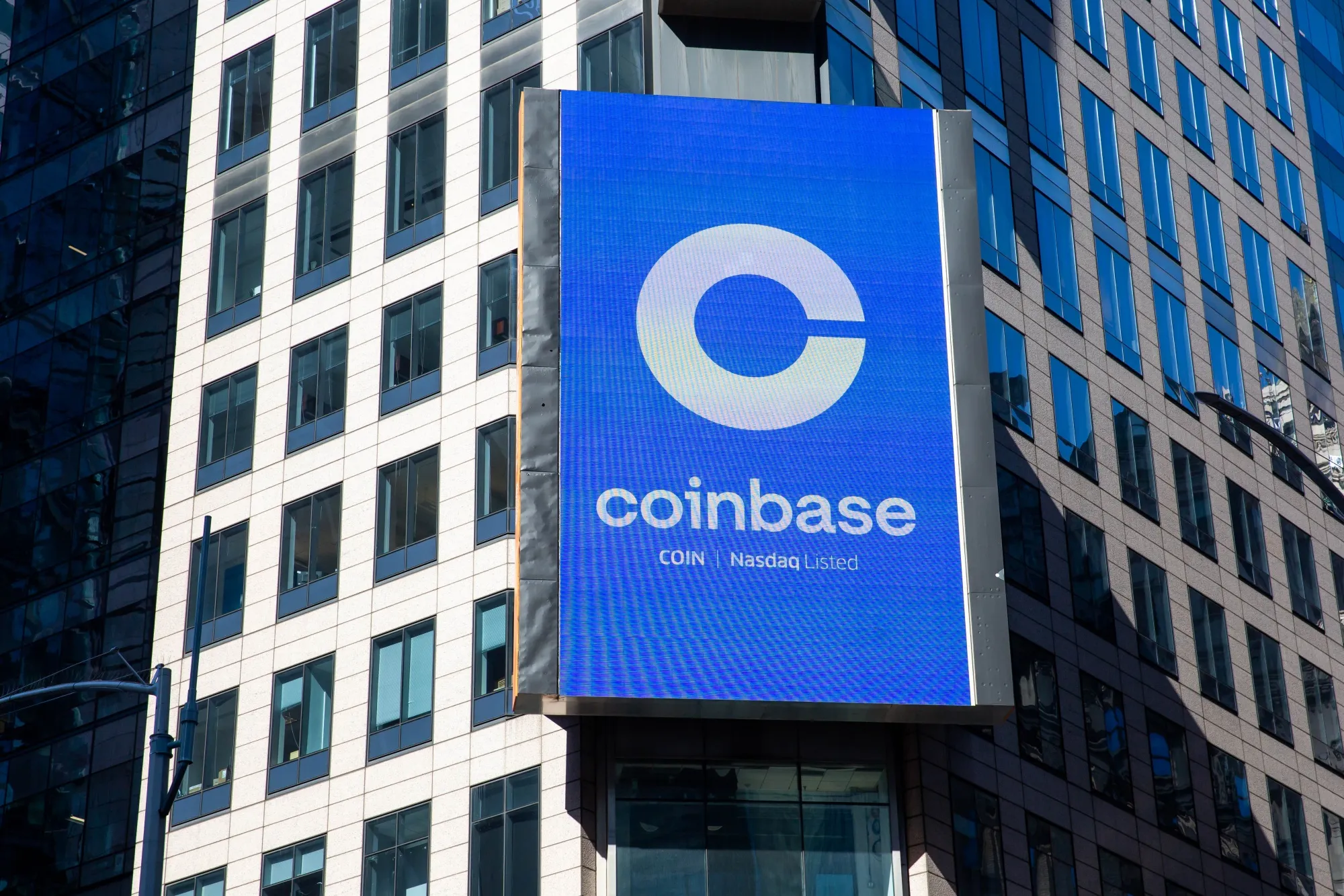Coinbase Global Debuts Initial Public Offering At Nasdaq MarketSite