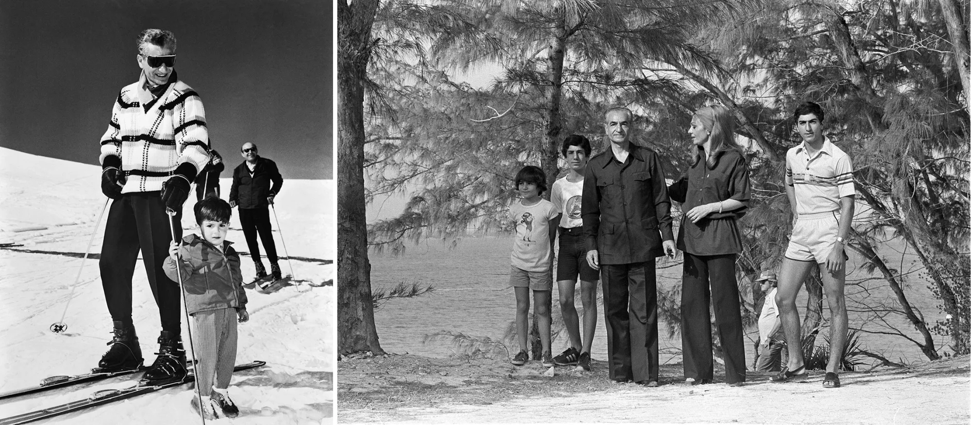 The Shah Of Iran And His Son Reza Ii In Iran In 1963