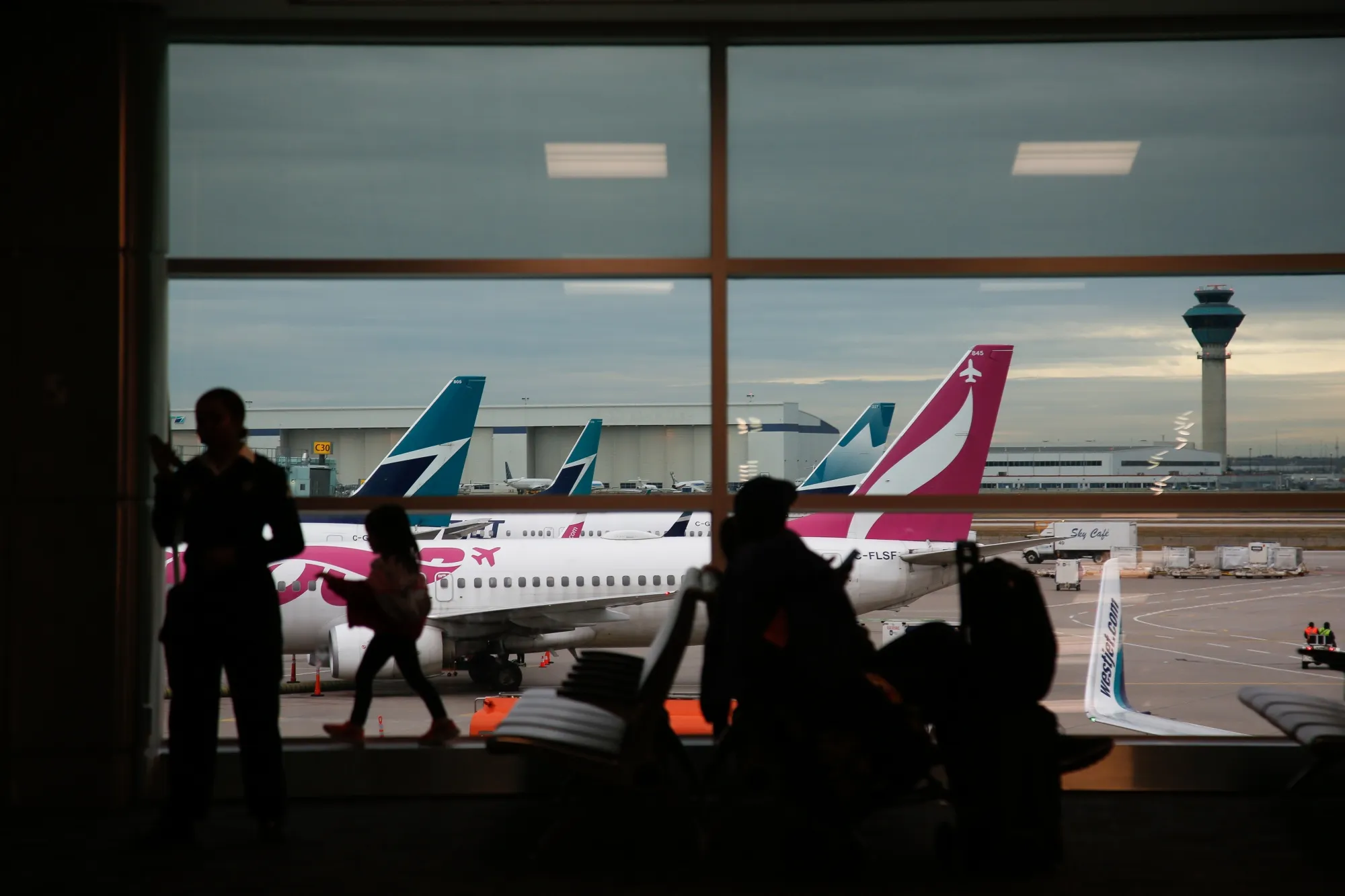 Toronto Pearson International Airport in Ontario.