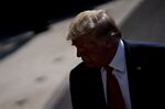 President Trump Departs White House For New York