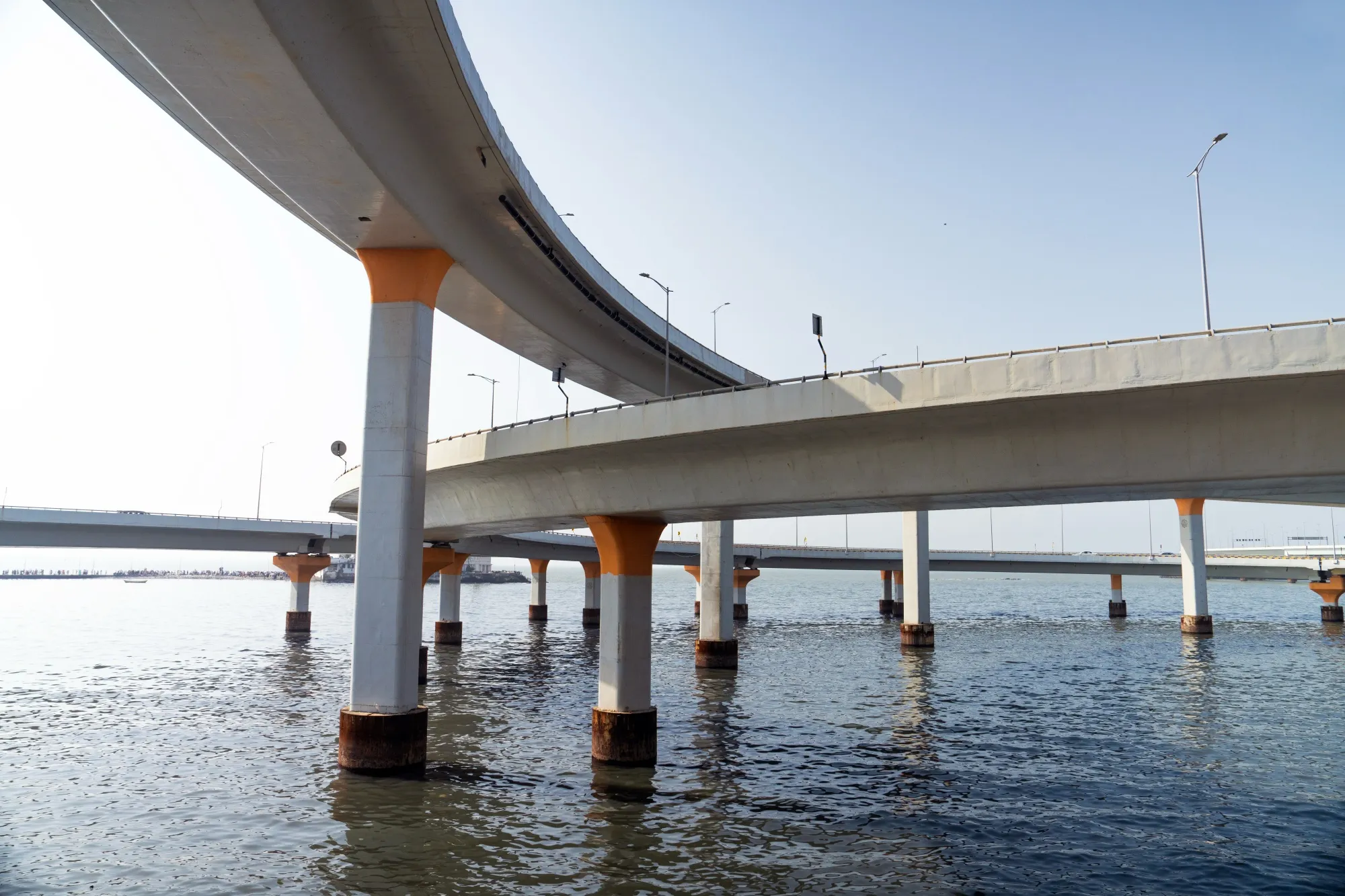 Mumbai Coastal Road bridges.