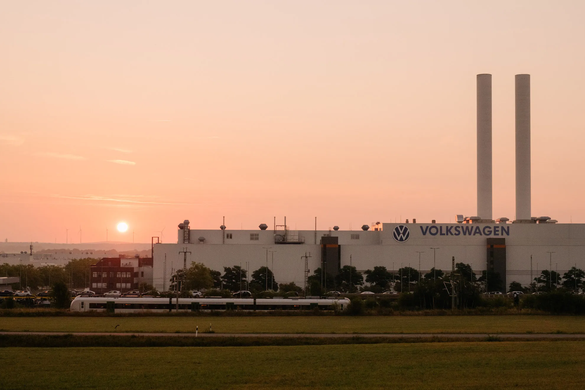 The Volkswagen AG factory in Zwickau. The carmaker has defended plans to consider unprecedented factory closures in Germany.