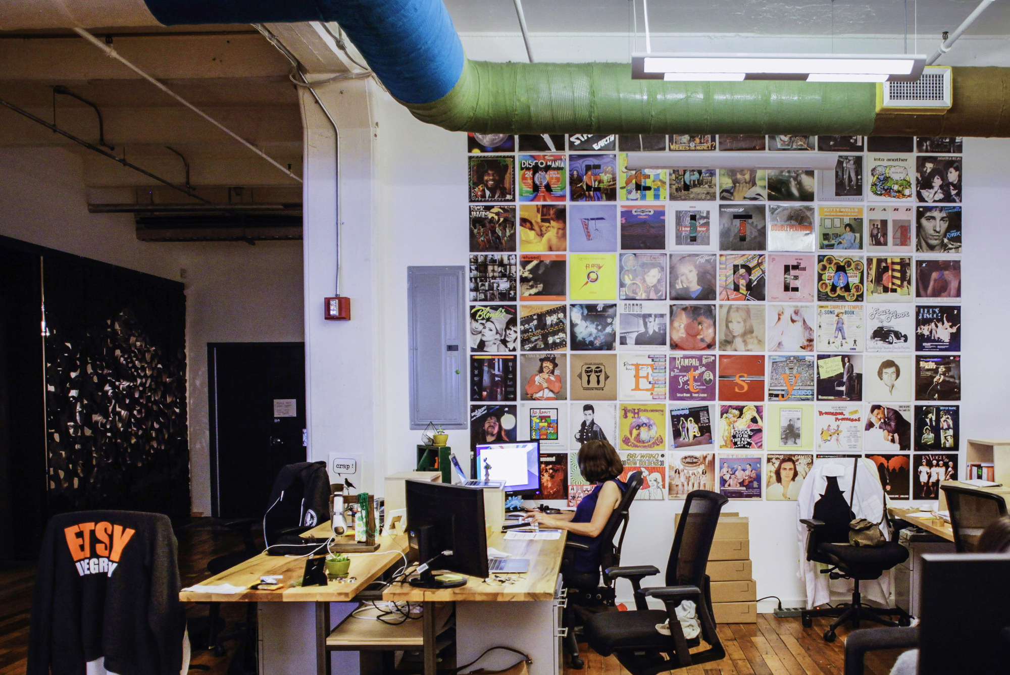 Employees work at Etsy Inc. headquarters in the Brooklyn borough of New York.
