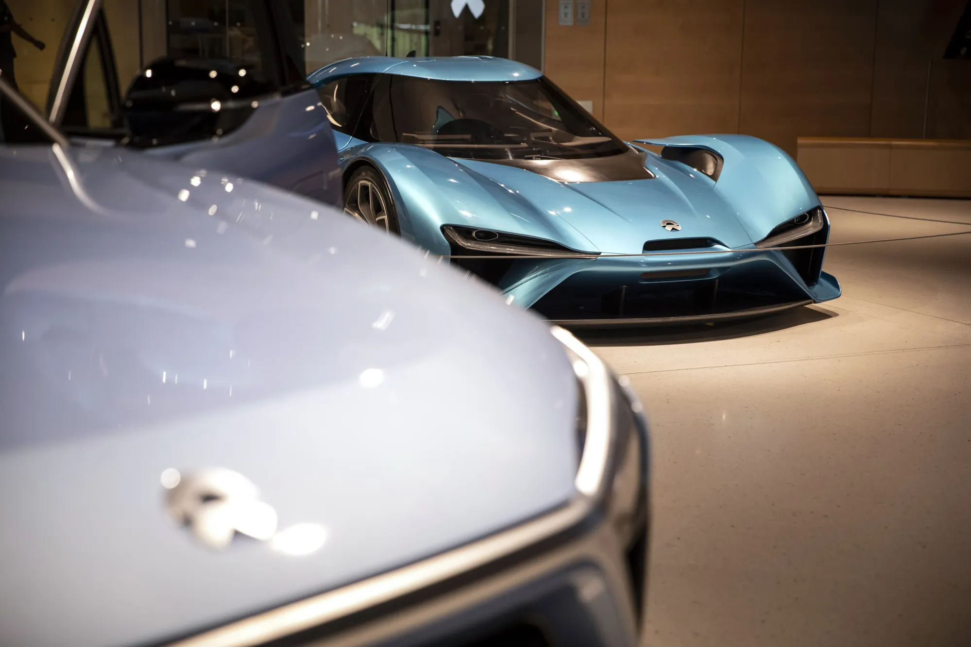 A NIO&nbsp;Inc. EP9 sports ca