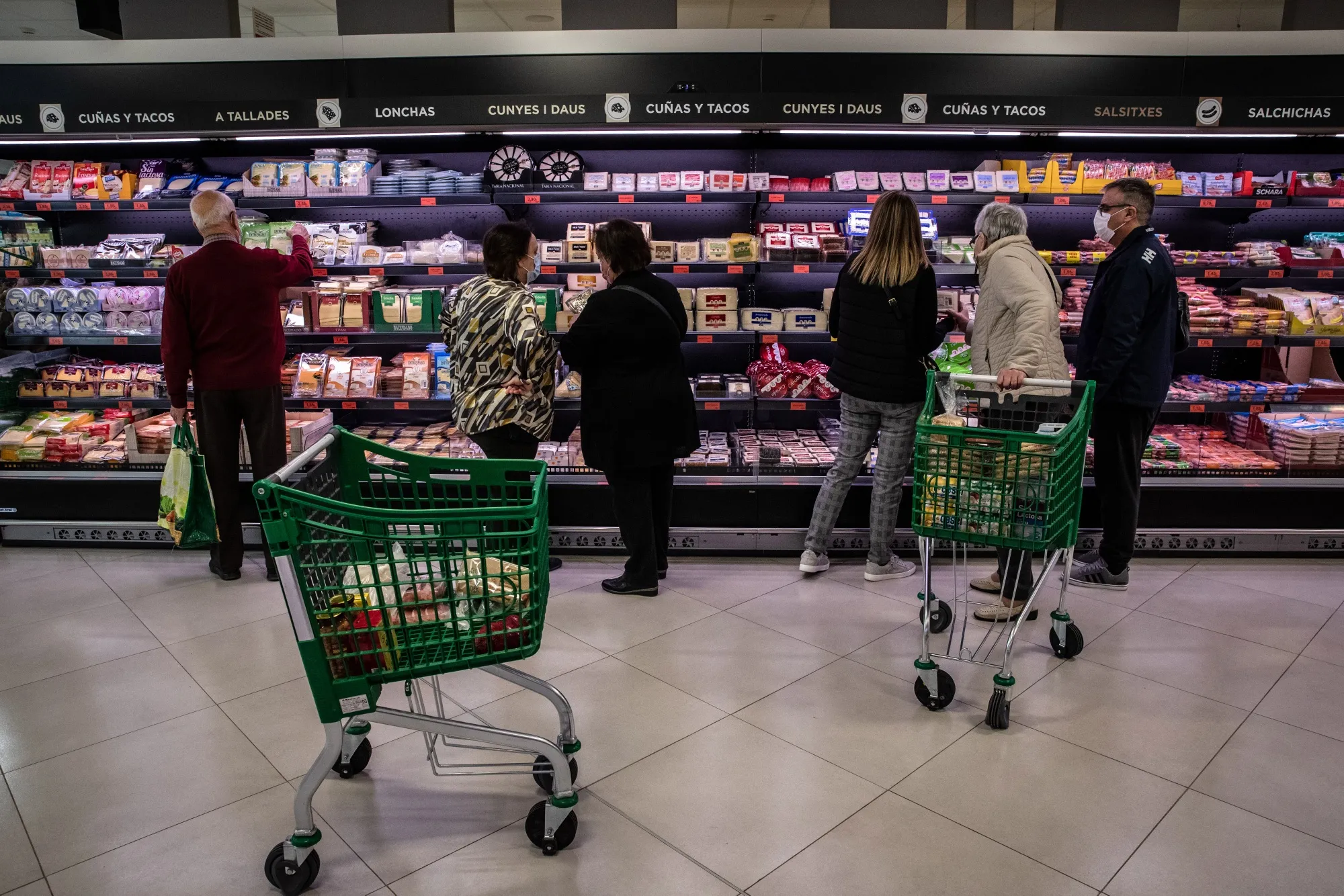 Euro-area consumer prices have jumped 5% from a year earlier.