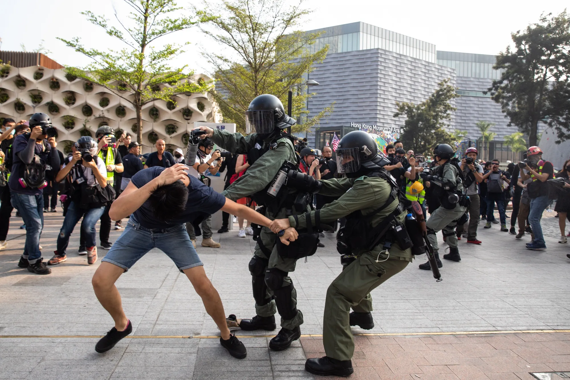 Demonstrators Attend Medical Workers Resisting Tyranny Rally As Hong Kong Protests Set for 21st Weekend