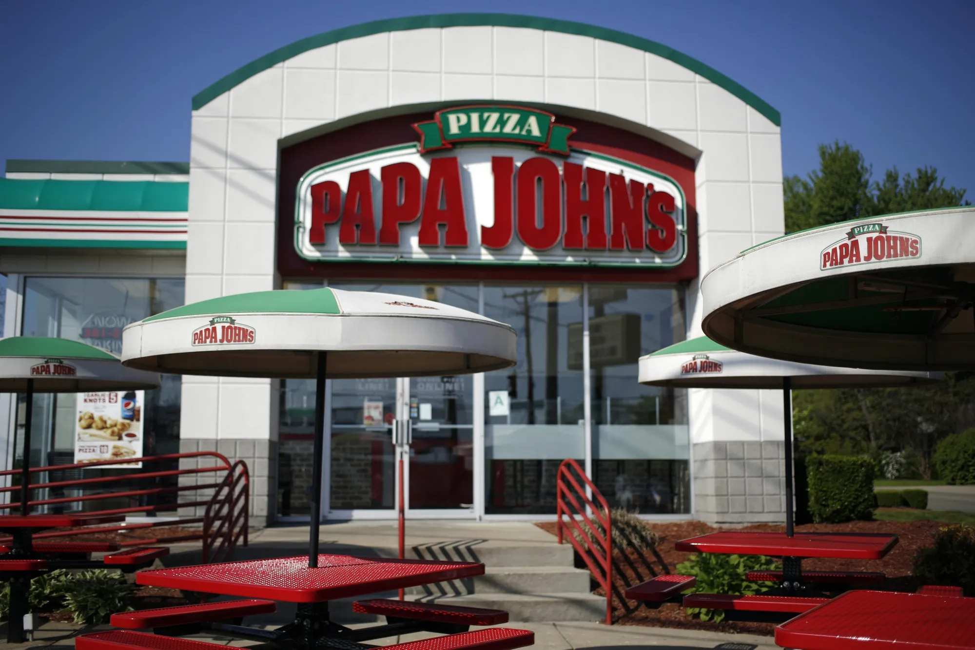 A Papa John's restaurant in Louisville, Kentucky.