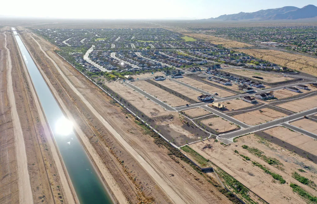 Buckeye,&nbsp;Arizona,&nbsp;one of the fastest-growing places in the US, is served by the Central Arizona Project canal, which transports water to desert communities hundreds of miles away.&nbsp;