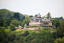 Burg Ockenfels in Linz, Germany.