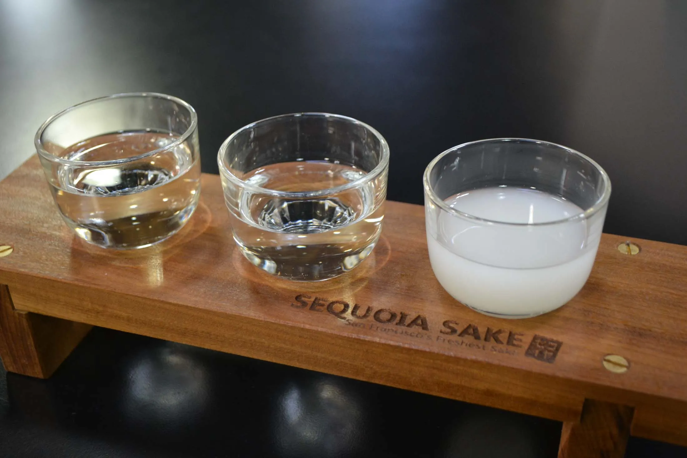 A flight at San Francisco’s Sequoia Sake may include spicy&nbsp;flavors&nbsp;such as&nbsp;wasabi&nbsp;or habanero.