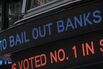 A news ticker gives the lastest financia