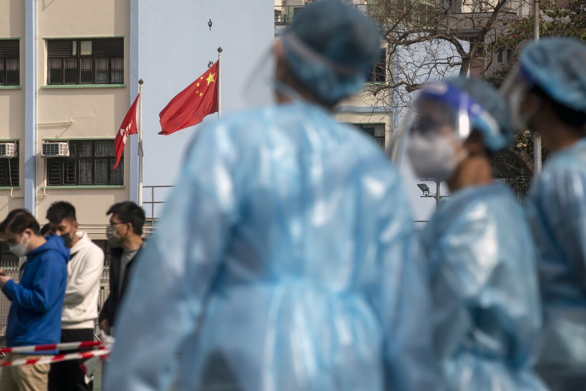 Hong Kong Reports 6,067 New Covid Cases, 12 of Them Imported Bloomberg