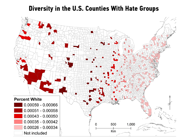 dato Bliv ophidset Boghandel The Geography of Hate Groups in the U.S. - Bloomberg