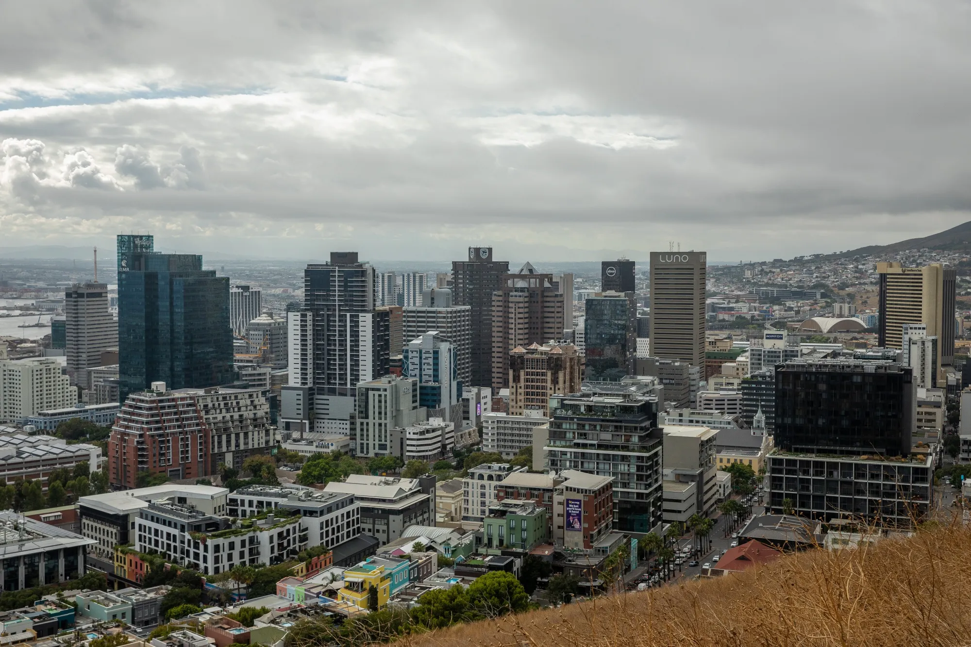 Skyscrapers in the central business district&nbsp;in Cape Town.