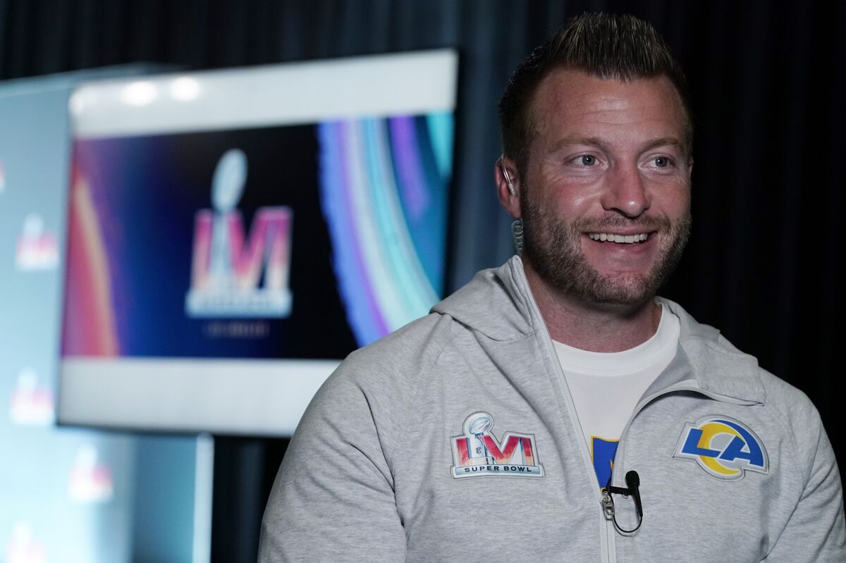 McVay Rejuvenated, Not Thinking TV After Rams' Title Run - Bloomberg